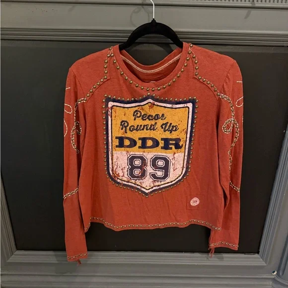 Double D Ranch Pecos Round Up Long Sleeve Tee - Picture 1 of 5